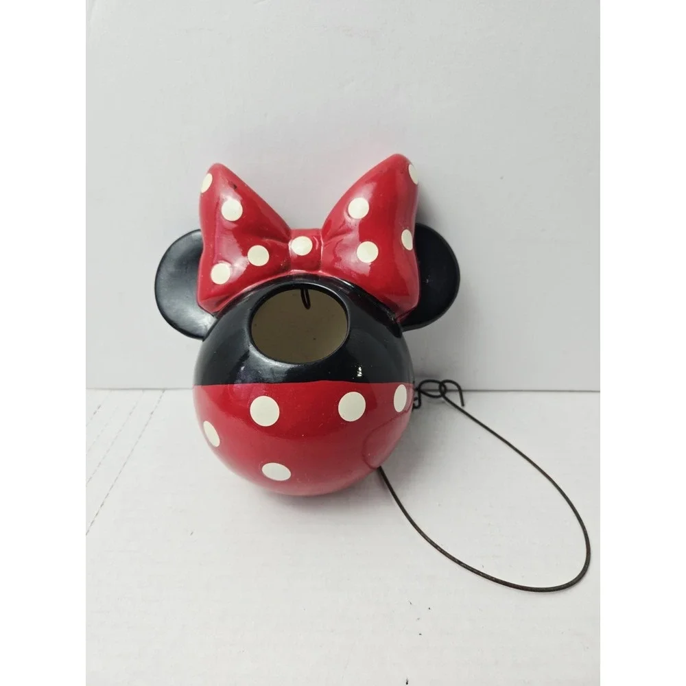Disney Mickey Mouse ceramic birdhouse Minnie‎ Mouse